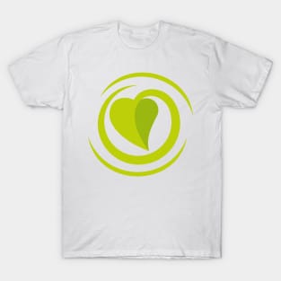 Green Heart Leaf T-Shirt